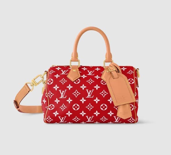 ORDER HÀNG HÀN QUỐC [LUXURY BRAND] LV SPEEDY P9 BANDOULIERE 25 RED