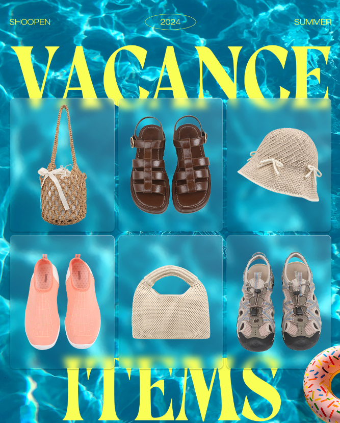 ORDER HÀNG HÀN QUỐC SHOOPEN SALE SUMMER VACANCE ITEM