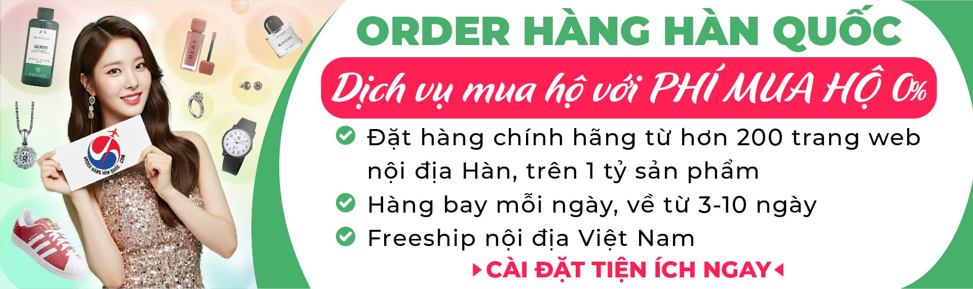 ORDER HÀNG HÀN QUỐC