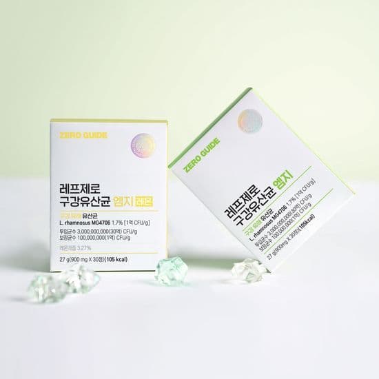 [리뷰이벤트]제로가이드 레프제로 구강유산균 엠지 2종 중 택1