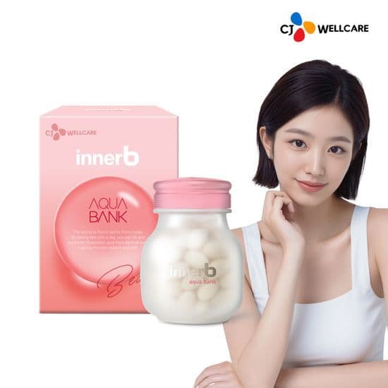 [수분케어] CJ이너비 아쿠아뱅크 56캡슐 (4주분)